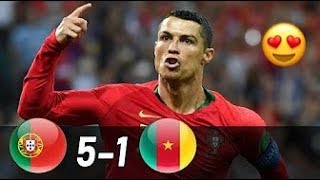 Portugal vs Cameroon 5 -1 | Cristiano Ronaldo Highlights