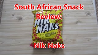 South African Snack Review:  Nik Naks