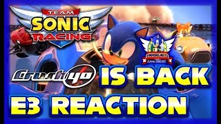 Breaking News: E3 2018 Team Sonic Racing Recruits Crush 40 for New Trailer