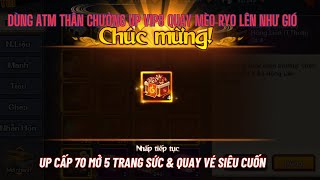 Huyền Thoại Làng Lá - Lôi#12 - Up VIP8 quay mèo hack ryo bằng K-ATM - Mở 5 trang sức đỏ siêu hồi hộp