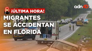 🚨¡Última Hora! Autobús con migrantes se accidenta en Florida