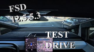 Tesla Cybertruck FSD v12.5.5.3 TEST! 🤯 (Mind-Blowing Updates!)