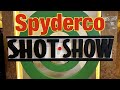 Spyderco Knives Shot Show 2023  plus Shawn Houston of Triple B Handmade knives