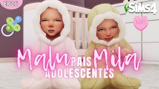 O QUE ESTÁ ACONTECENDO NA CASINHA DAS GÊMEAS? - The sims 4 série, pais adolescentes