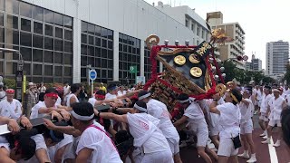 [Japan TV] 【激しい】天王祭2018 素盞雄神社例大祭「本社神輿渡御・神輿振り」No.3  『4K』