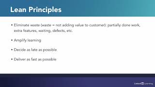02 Understand the lean software development process