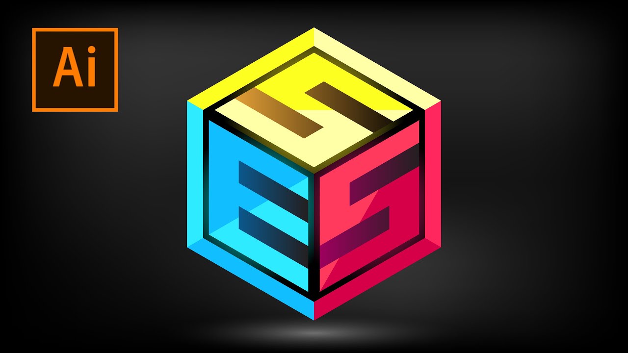 Cube And Polygon Logo Design Tutorial In Adobe Illustrator