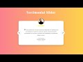 How to Make a Responsive Testimonial Slider Using HTML, CSS, & JavaScript #coding #css