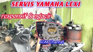 Trick mengatasi Yamaha Lexi loyo