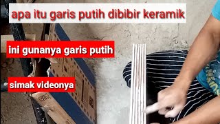 Fungsi garis putih pada sisi keramik dan apa gunanya tukang pemula wajib tau