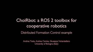 ChoiRbot: A ROS 2 Toolbox for Cooperative Robotics - Formation Control