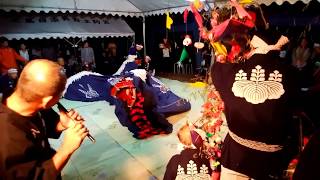 2017年　花舞　長島八幡神社獅子舞　桑名市長島町