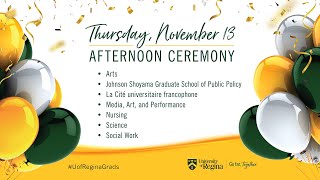 Fall Convocation 2025 | Afternoon Ceremony
