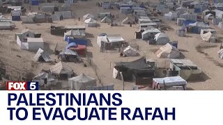 Israeli army tells Palestinians to evacuate Rafah