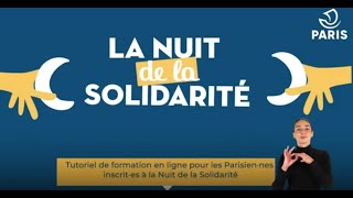 Tutoriel de la Nuit de la Solidarité (version LSF) 2025