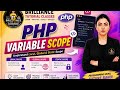 📘 PHP Variable Scope Tutorial | Local, Global & Static Variables Explained #php
