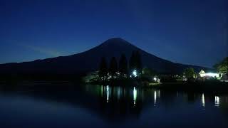 富士山　田貫湖　星景からダイヤモンド富士　タイムラプス動画20210421