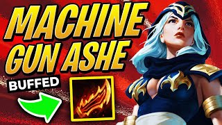 MACHINE GUN ASHE with BUFFED RAGEBLADE! | TFT | Teamfight Tactics Set 2 League of Legends Auto Chess