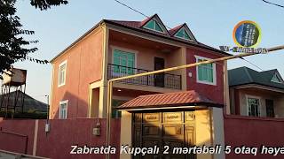 KUPÇALI. Zabratda 2 mərtəbə 5 otaq həyət evi. QİYMƏTİ: 90000 AZN. Ayxan 055-344-48-20, 070-845-55-36