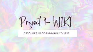 Project 1 - cs50 Web Programming with python and JavaScript @cs50