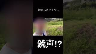 観光スポットに行ったら銃声が聞こえました…     #shorts #short