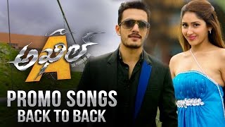 Akhil Promo Songs Back to Back || Akhil Akkineni, Sayyeshaa Saigal