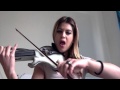 Maroon 5 One more night Yasmine Azaiez cover violin/voice