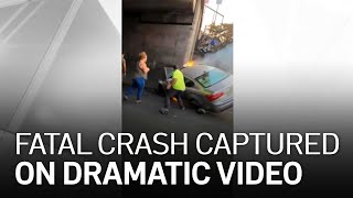 2 Men Die in Fiery Crash Despite Good Samaritan Efforts to Save Them