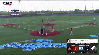 Martin Vasquez of ACC hits 4 Bombs in 5 At Bats vs Coastal Bend. Goes 5-5, 10 RBI’s, 5 Runs scored.