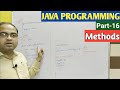 JAVA PROGRAMMING | Part-16 | Methods
