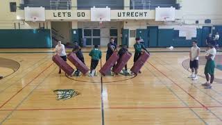 RB Head Arrow Drill Gap Scheme Emphasis  New Utrecht HS NY