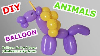 How to Make a Balloon Unicorn - Balloon Animal for Beginners