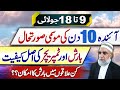 Weather Forecast for Next 10 Days in Pakistan || Crop Reformer