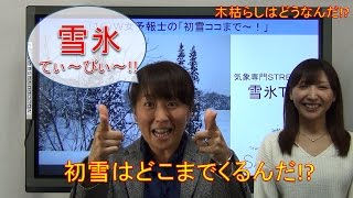 Ｗ女予報士の「初雪はココまで～！」（解説・尾崎里奈＆佐々木恭子）【雪氷ＴＶ(10)Team SABOTEN 気象専門STREAM.(125)  】