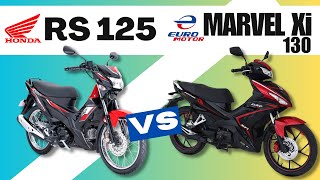 Honda RS 125 vs Euro Motor Marvel Xi 130 | Side by Side Comparison | Specs \u0026 Price | 2023