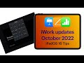 What's new in iWork on iPad October 2022