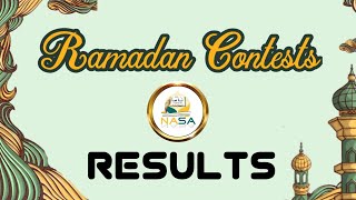 Ramadan Contest Results 2020 | nasa_klk