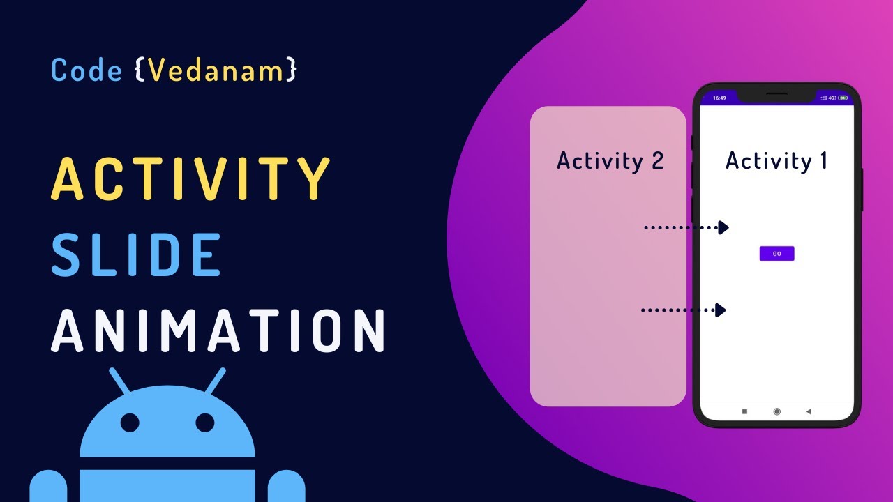 Activity Slide Animation | Android Studio #android #java #animation # ...