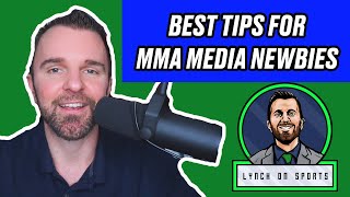 Best Tips ✔️ Becoming MMA Journalist, Reporter or Content Creator