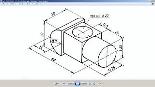 CATIA for beginners #26| Catia school| CATIA V5 Basic| 2D into 3D Modeling Basic