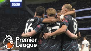 Erling Haaland taps in Manchester City's opener against Tottenham | Premier League | NBC Sports