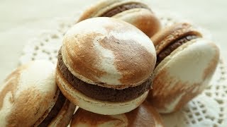 초코 마카롱 만들기 how to make chocolate macarons_sweet cocina