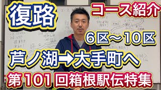 【復路編】第101回箱根駅伝コース紹介「山を駆け下り、日光浴びて、風をつん裂き、上って下りて、最後は粘る」大手町へ帰ります【第101回箱根駅伝】