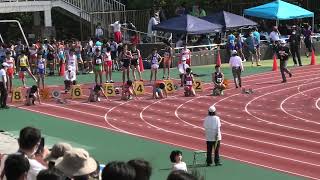 第２５回豊島区春季陸上競技大会　中学２年生男子１００ｍ　浩太