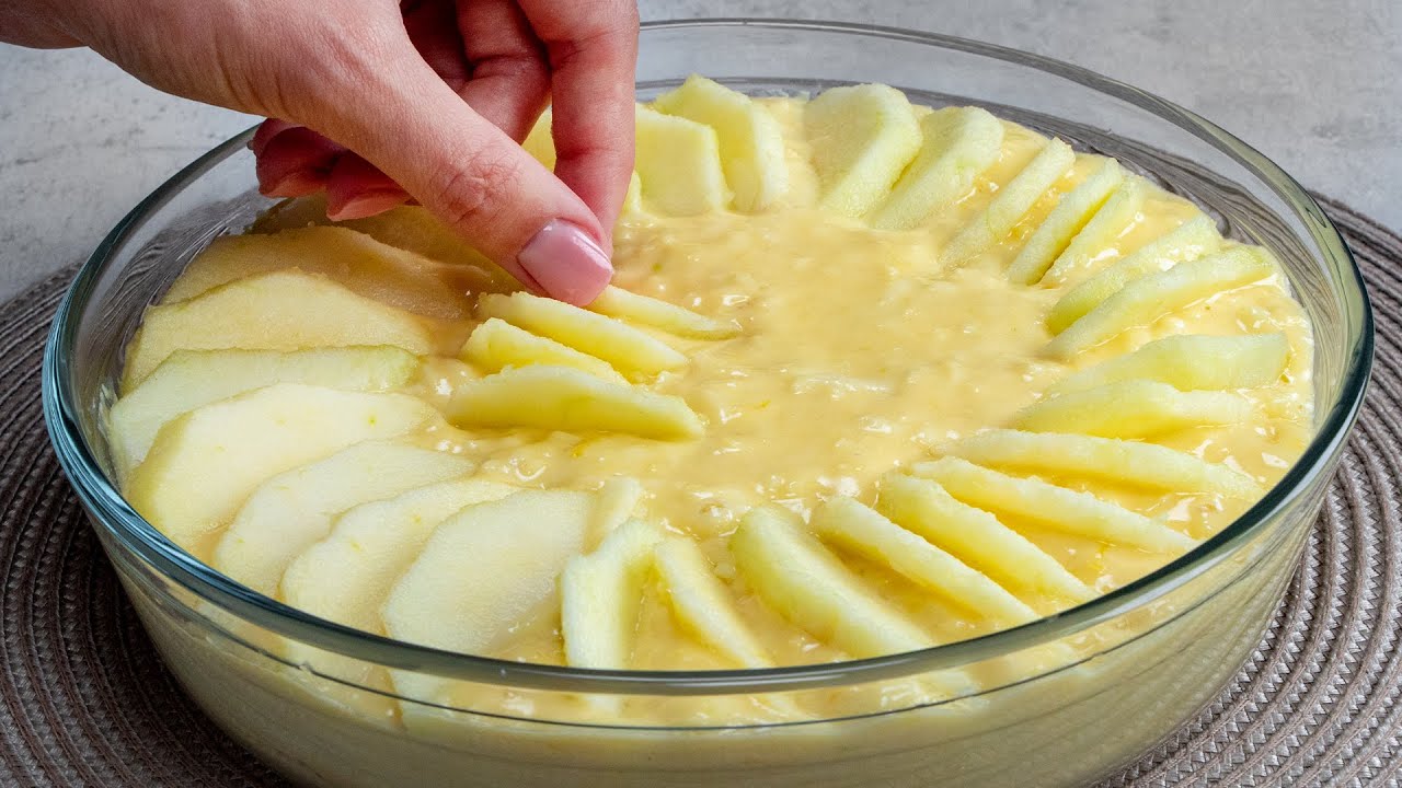 Je Retombe En Enfance Gâteau Aux Pommes Crémeux Et Moelleux Que Faisait ...