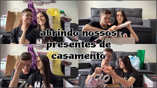 ABRINDO NOSSOS PRESENTES DE CASAMENTO Ep:1 🎁💍 -Ruth Martins