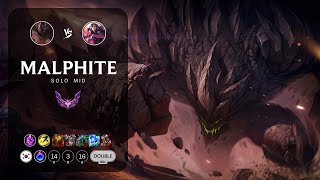 Malphite Mid vs Irelia - KR Master Patch 14.3