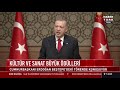 cumhurbaşkanı erdoğan kültür ve sanat büyük Ödülleri töreninde konuştu