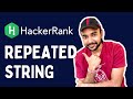 HackerRank - Repeated String | Full Solution with Simplified Examples and Visuals | Study Algorithms