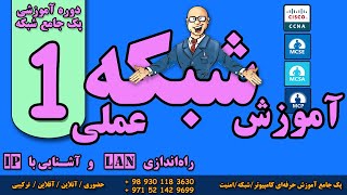 آموزش شبکه عملی - قسمت اول - راه اندازی  LAN و  آشنایی با   IP